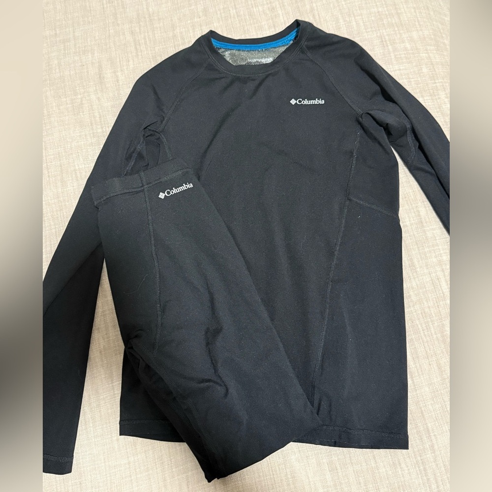 Columbia Black Performance Long Sleeve Top and pants